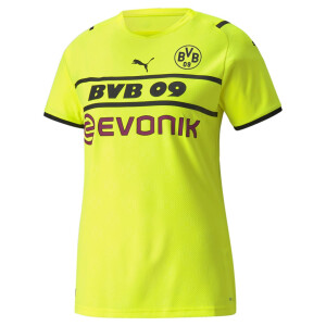 PUMA BVB CUP Shirt Replica W w/ Sponsor Safety Yellow-Puma Black 759071-03