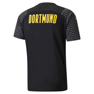 PUMA BVB AWAY Shirt Replica w/ Sponsor (Large Sizes) Asphalt-Puma Black 759066-04
