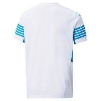 PUMA OM HOME Shirt Replica JR with Sponsor Logo Puma White-Bleu Azur 759304-01