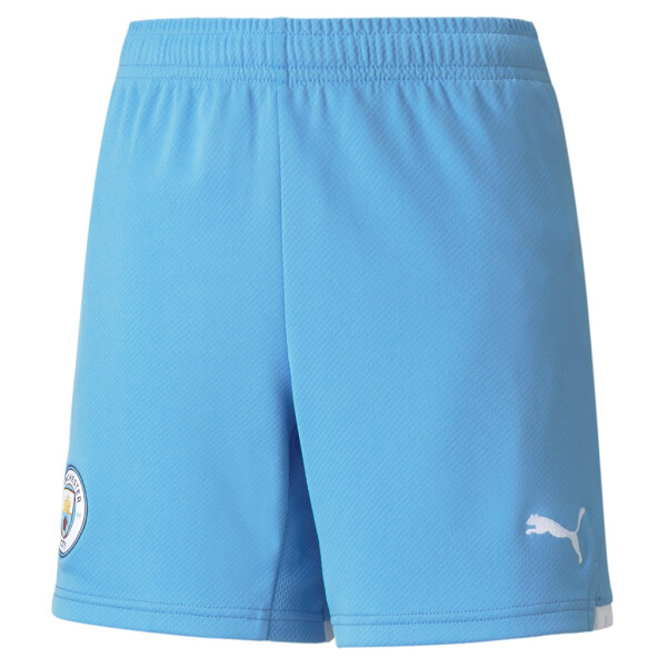 PUMA MCFC Shorts Replica Jr Team Light Blue-Puma White 759232-01