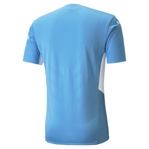 PUMA MCFC HOME Shirt AUTHENTIC  with Sponsor Logo Team Light Blue-Puma White 759201-01