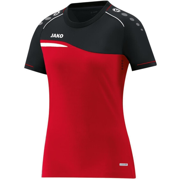 JAKO Damen T-Shirt Competition 2.0 rot/schwarz 6118D-01