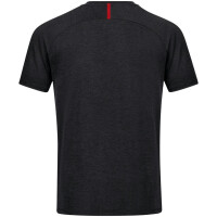 JAKO Herren T-Shirt Challenge schwarz meliert/rot 6121-502