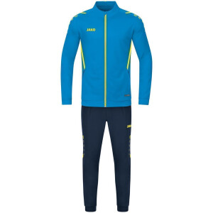 JAKO Herren Trainingsanzug Polyester Challenge JAKO blau/neongelb M9121-443