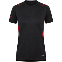 JAKO Damen T-Shirt Challenge schwarz meliert/rot 6121D-502