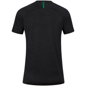 JAKO Damen T-Shirt Challenge schwarz meliert/sportgrün 6121D-503