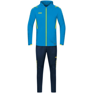 JAKO Damen Trainingsanzug Challenge mit Kapuze JAKO blau/neongelb M9421D-443
