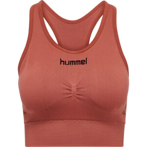 Hummel HUMMEL FIRST SEAMLESS BRA WOMEN MARSALA 202647-3250