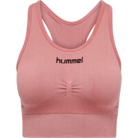 Hummel HUMMEL FIRST SEAMLESS BRA WOMEN DUSTY ROSE 202647-4337