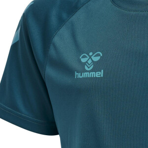 Hummel hmlCORE XK CORE POLY T-SHIRT S/S KIDS BLUE CORAL 212644-7058