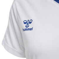 Hummel hmlCORE XK POLY JERSEY S/S WOMAN WHITE/TRUE BLUE 211457-9368