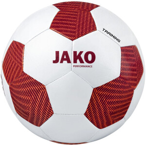 JAKO Trainingsball Striker 2.0 weiß/weinrot/neonorange 2353-702
