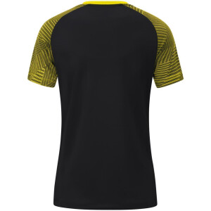 JAKO Damen T-Shirt Performance schwarz/soft yellow 6122D-808