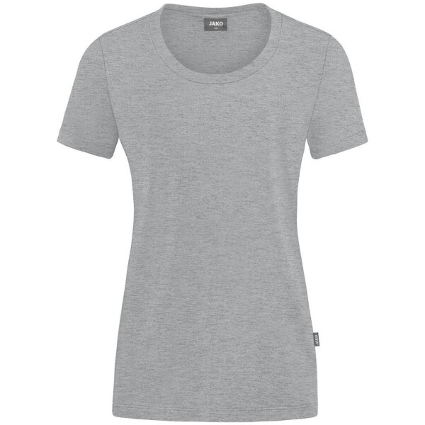JAKO Damen T-Shirt Organic Stretch hellgrau meliert C6121D-520
