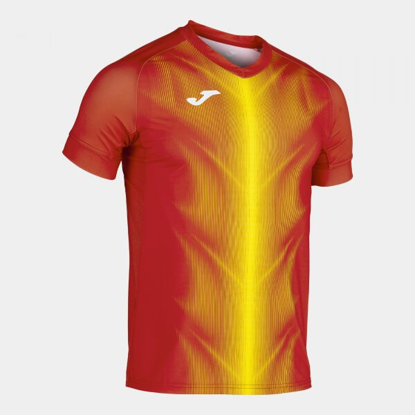 JOMA OLIMPIA T-SHIRT RED-YELLOW S/S 101370.609