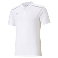 PUMA teamCUP Casuals Polo Puma White-Gray Violet 657976-04