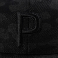 PUMA Camo Pattern P Snapback Cap Puma Black 023065-02