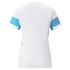 PUMA OM HOME Shirt Replica Womens with Sponsor Logo Puma White-Bleu Azur 759298-01