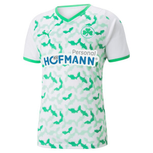 PUMA SPVGG Greuther Fürth Home Shirt with Sponsor Puma White-Bright Green 931349-01