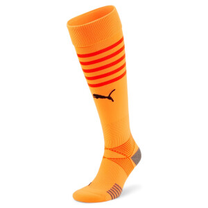PUMA teamFINAL Socks Neon Citrus-Puma Black 705313-21 | Größe: 1