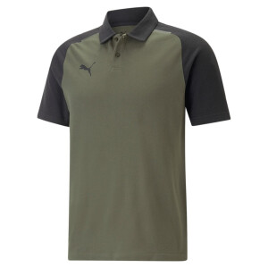 PUMA teamCUP Casuals Polo Green Moss 657991-35