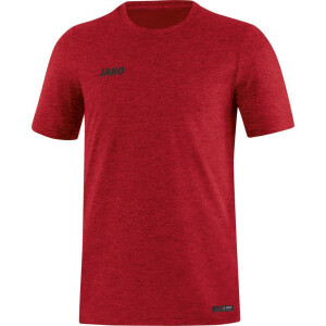 JAKO Herren T-Shirt Premium Basics rot meliert 6129-01 | Größe: L