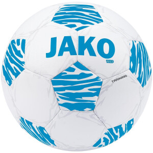 JAKO Trainingsball Wild weiß/JAKO blau 2309U-703