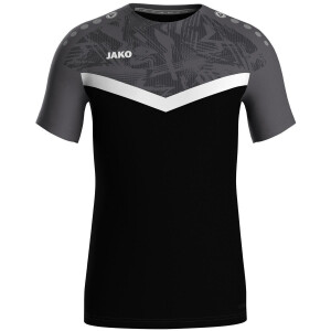 JAKO T-Shirt Iconic schwarz/anthrazit 6124U-801