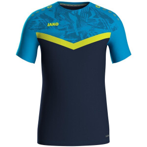 JAKO T-Shirt Iconic marine/JAKO blau/neongelb 6124U-914