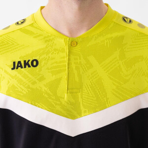 JAKO Polo Iconic schwarz/soft yellow 6324U-808