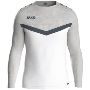 JAKO Sweat Iconic weiß/soft grey/anthra light 8824U-016