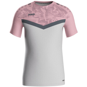 JAKO Kinder T-Shirt Iconic soft grey/dusky pink/anthra light 6124K-851