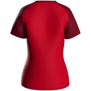 JAKO Damen T-Shirt Iconic rot/weinrot 6124D-103