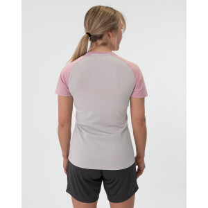 JAKO Damen T-Shirt Iconic soft grey/dusky pink/anthra light 6124D-851
