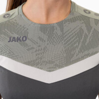 JAKO Damen T-Shirt Iconic anthra light/mintgrün/soft grey 6124D-852