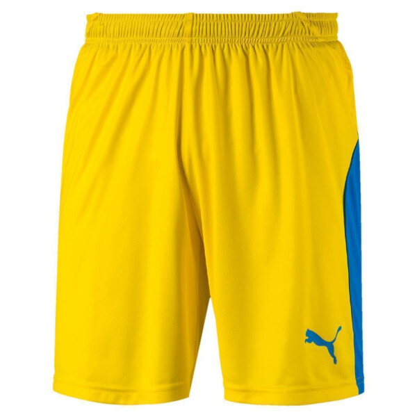 PUMA LIGA Shorts Cyber Yellow-Elec.Blue 703431-17