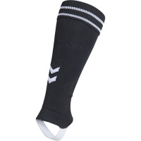 Hummel ELEMENT FOOTBALL SOCK FOOTLESS BLACK/WHITE 203404-2114