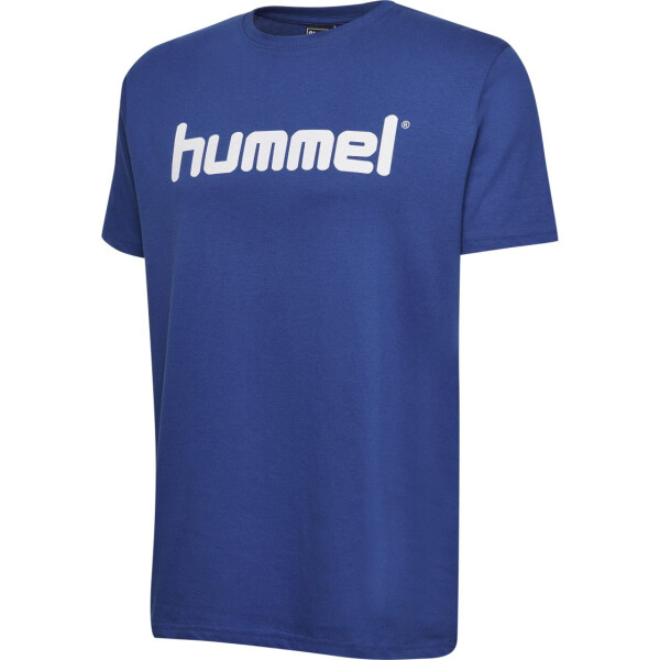 Hummel HMLGO COTTON LOGO T-SHIRT S/S TRUE BLUE 203513-7045