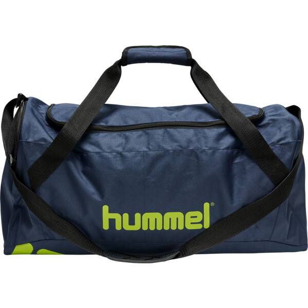Hummel CORE SPORTS BAG DARK DENIM/LIME PUNCH 204012-6616