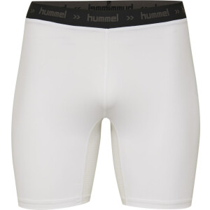 Hummel HML FIRST PERFORMANCE TIGHT SHORTS WHITE 204504-9001