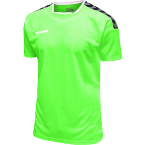 Hummel hmlAUTHENTIC POLY JERSEY S/S GREEN GECKO 204919-6750