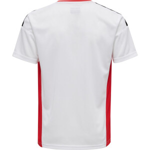 Hummel hmlAUTHENTIC KIDS POLY JERSEY S/S WHITE/TRUE RED...