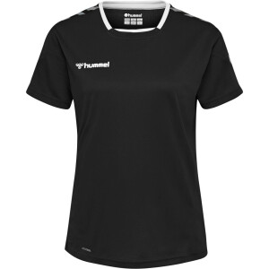 Hummel hmlAUTHENTIC POLY JERSEY WOMAN S/S BLACK/WHITE 204921-2114