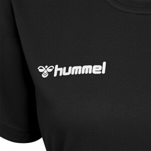 Hummel hmlAUTHENTIC POLY JERSEY WOMAN S/S BLACK/WHITE 204921-2114