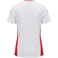 Hummel hmlAUTHENTIC POLY JERSEY WOMAN S/S WHITE/TRUE RED 204921-9402