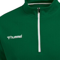 Hummel hmlAUTHENTIC HALF ZIP SWEATSHIRT EVERGREEN 204927-6140
