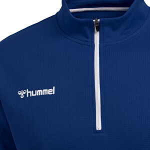 Hummel hmlAUTHENTIC HALF ZIP SWEATSHIRT TRUE BLUE 204927-7045