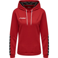 Hummel hmlAUTHENTIC POLY HOODIE WOMAN TRUE RED 204932-3062