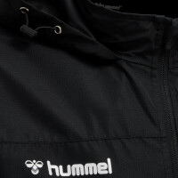 Hummel hmlAUTHENTIC ALL-WEATHER JACKET BLACK/WHITE 205364-2114