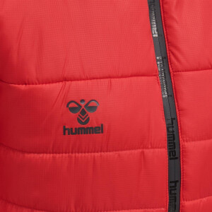 HUMMEL hmlNORTH QUILTED HOOD JACKET WOMAN TRUE RED...